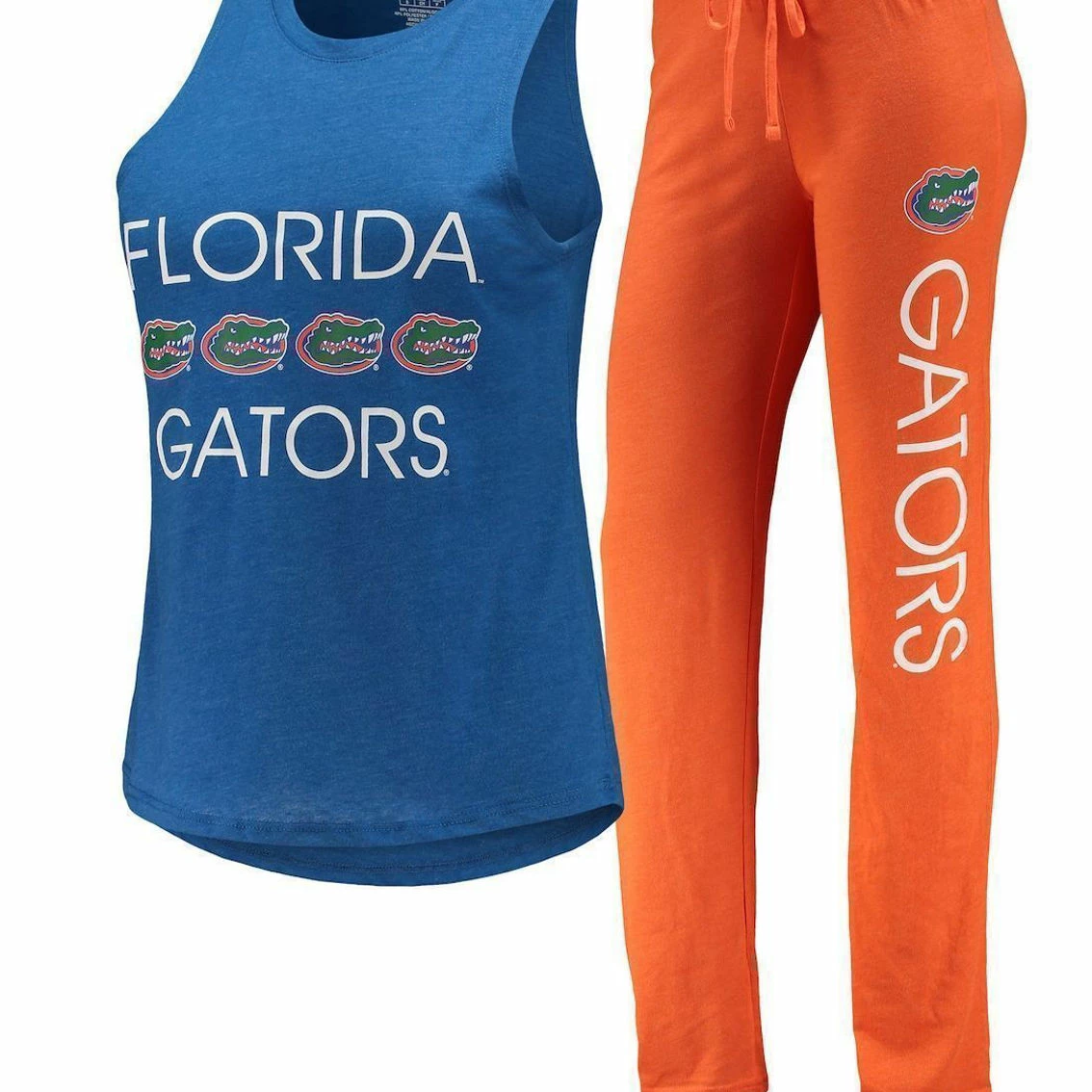 Concepts Sport Women's Orange/Royal Florida Gators Tank Top & Pants Sleep Set - Image 2