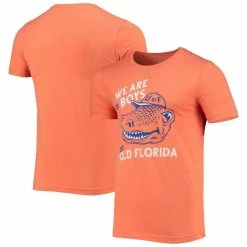 Homefield Men's Heathered Orange Florida Gators Vintage Logo T-Shirt