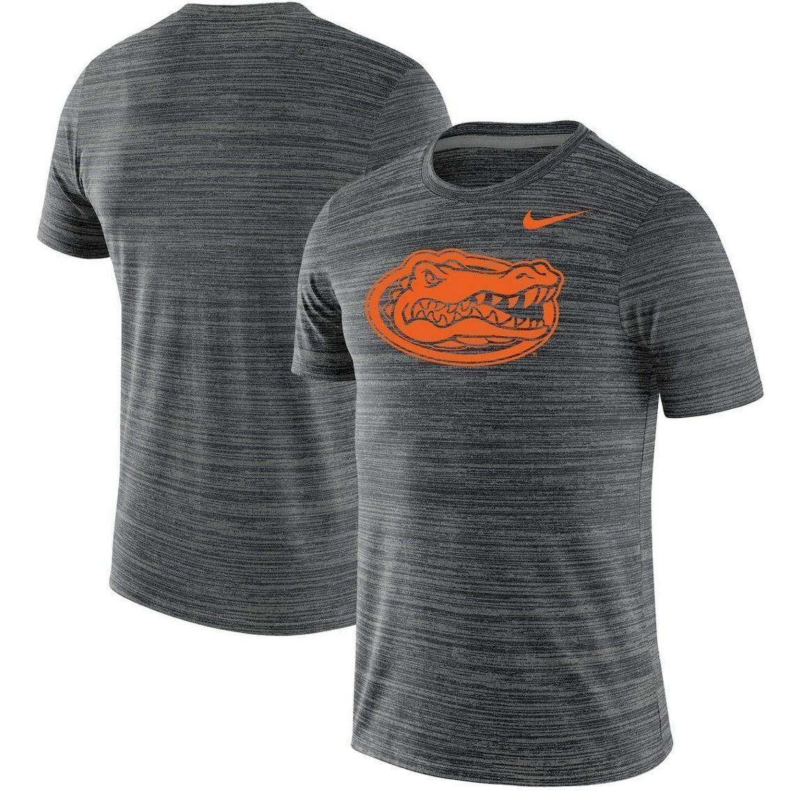 Nike Men's Black Florida Gators Big & Tall Performance Velocity Space Dye T-Shirt - Image 2
