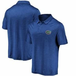 Fanatics Branded Men's Royal Florida Gators Primary Logo Striated Polo