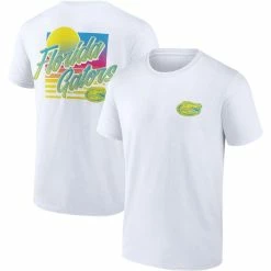 Men's Fanatics Branded White Florida Gators High Hurdles T-Shirt