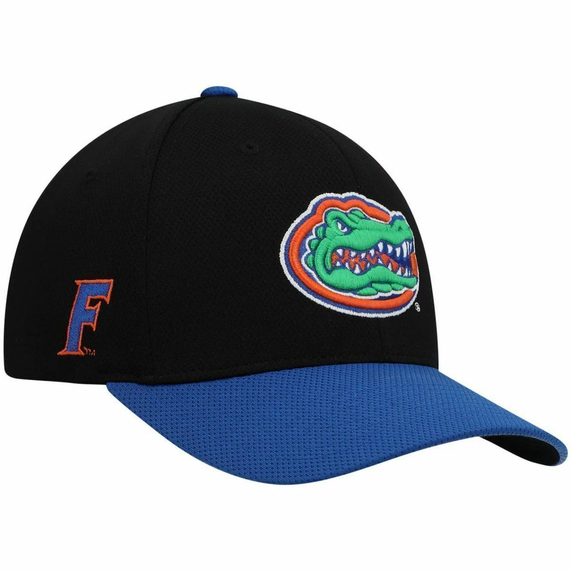 Top Of The World Men's Black/Royal Florida Gators Two-Tone Reflex Hybrid Tech Flex Hat - Image 2