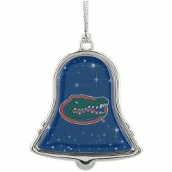 From The Heart Florida Gators Bell With Stars Ornament