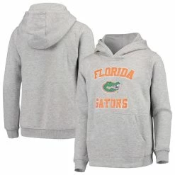 Outerstuff Youth Heathered Gray Florida Gators Big Bevel Pullover Hoodie
