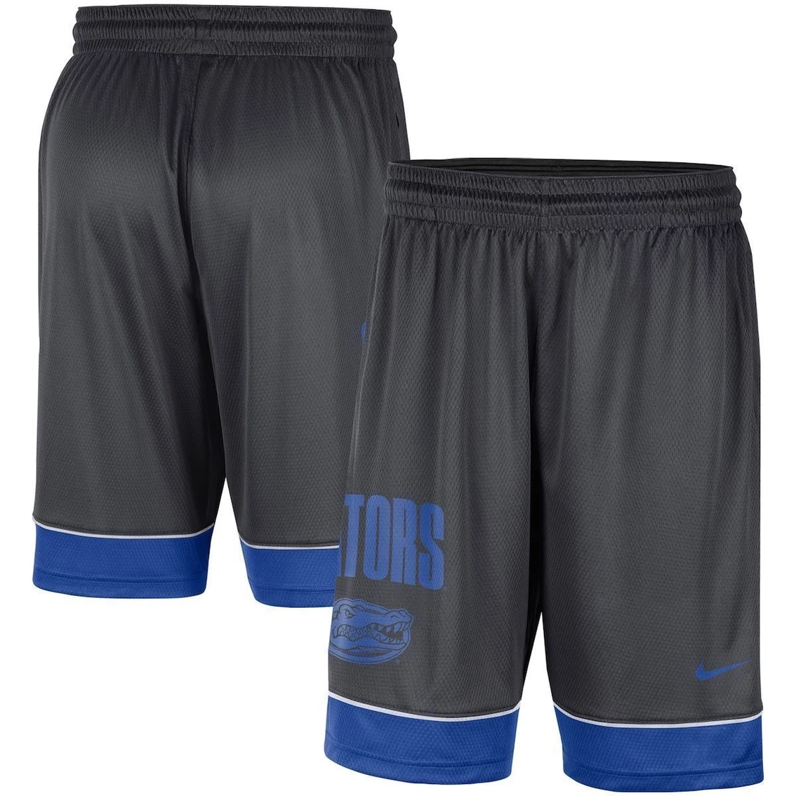 Men's Nike Charcoal/Royal Florida Gators Fast Break Shorts - Image 2