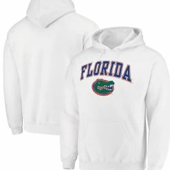 Fanatics Branded Men's White Florida Gators Campus Logo Pullover Hoodie