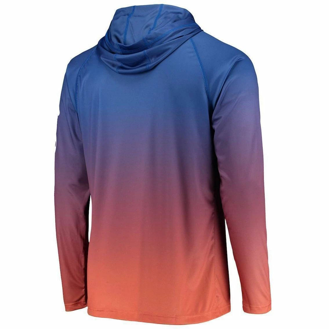 Columbia Men's PFG Royal Florida Gators Terminal Tackle Omni-Shade UPF 50 Long Sleeve Hooded Top - Image 4