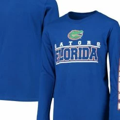 Outerstuff Youth Royal Florida Gators Transition Two-Hit Long Sleeve T-Shirt