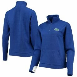 Gameday Couture Women's Royal Florida Gators Embossed Quarter-Zip Jacket