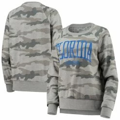 Pressbox Women's Camo Florida Gators Stockbridge Pullover Sweatshirt