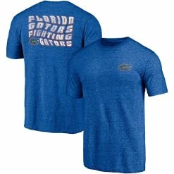 Fanatics Branded Men's Heathered Royal Florida Gators Wavy Tri-Blend T-Shirt