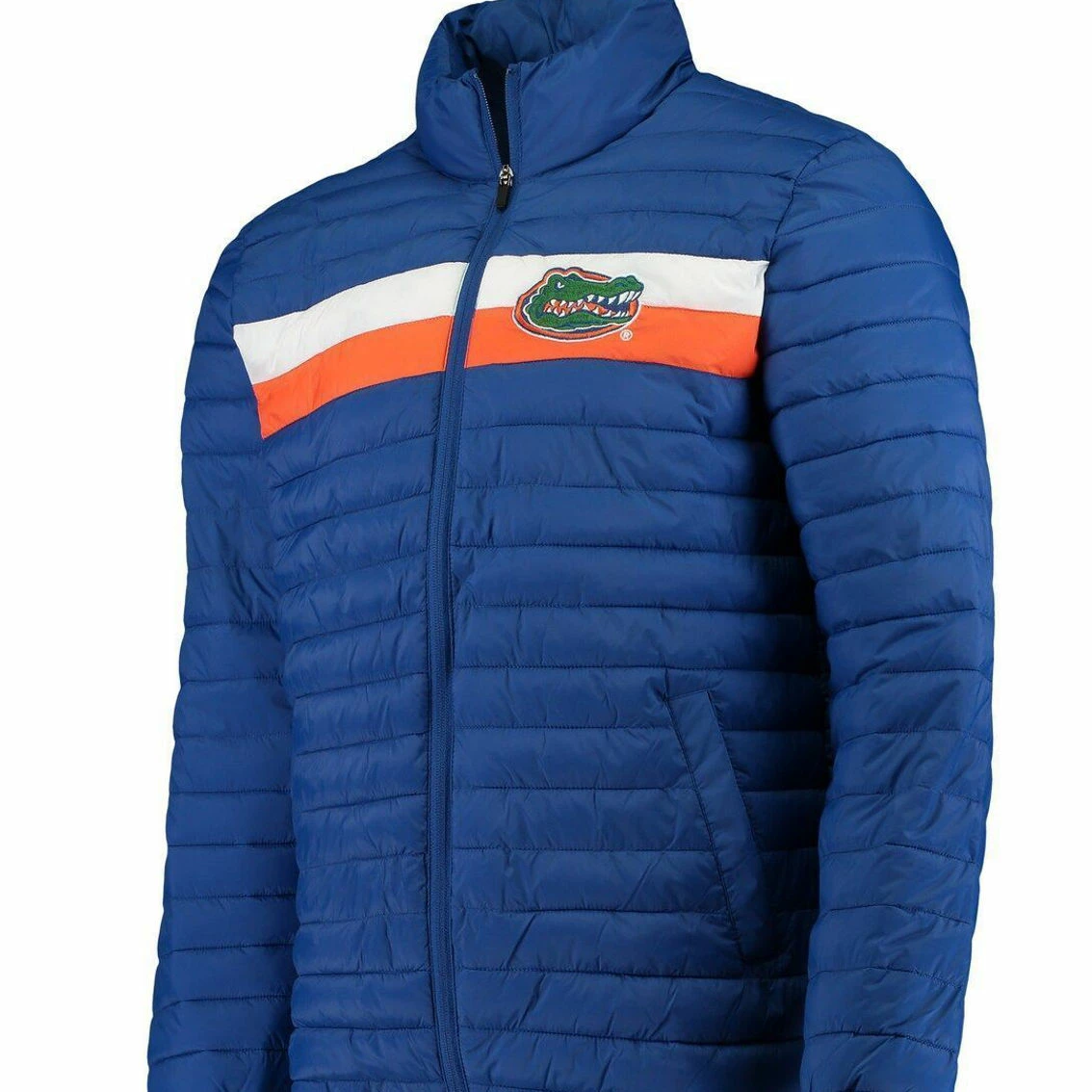 Men's G-III Sports By Carl Banks Royal Florida Gators Yard Line Quilted Full-Zip Jacket - Image 3