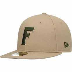 New Era Men's Tan Florida Gators Camel & Rifle 59FIFTY Fitted Hat