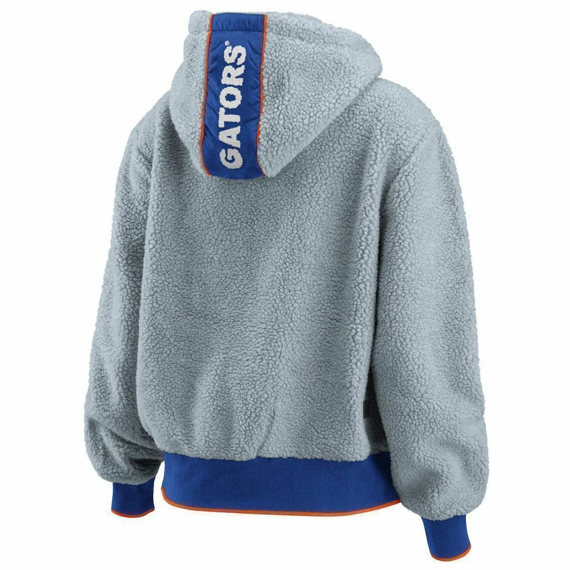 WEAR By Erin Andrews Women's Gray Florida Gators Sherpa Full-Zip Hoodie - Image 4