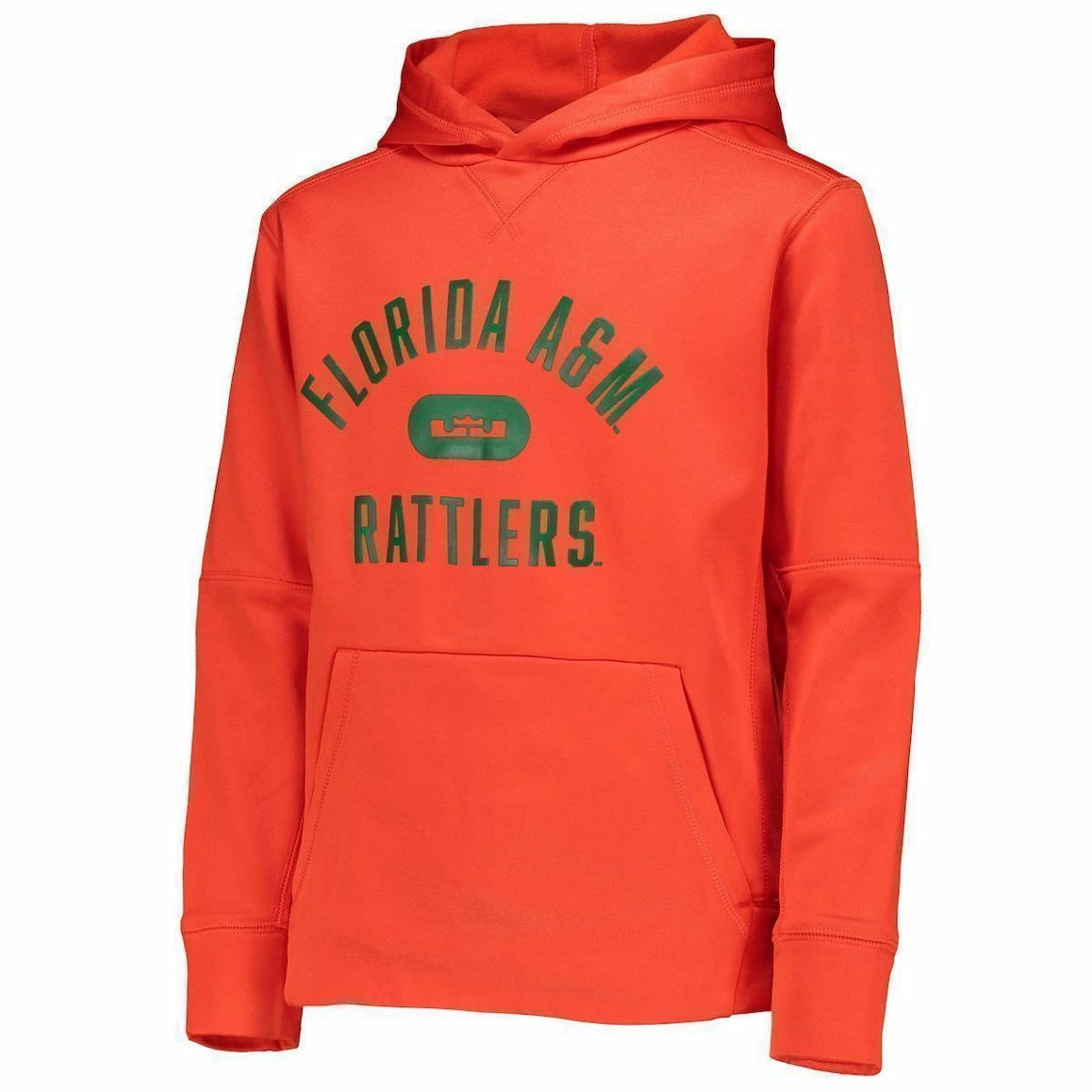 Nike X LeBron James Youth X LeBron James Orange Florida A&M Rattlers Performance Pullover Hoodie - Image 3
