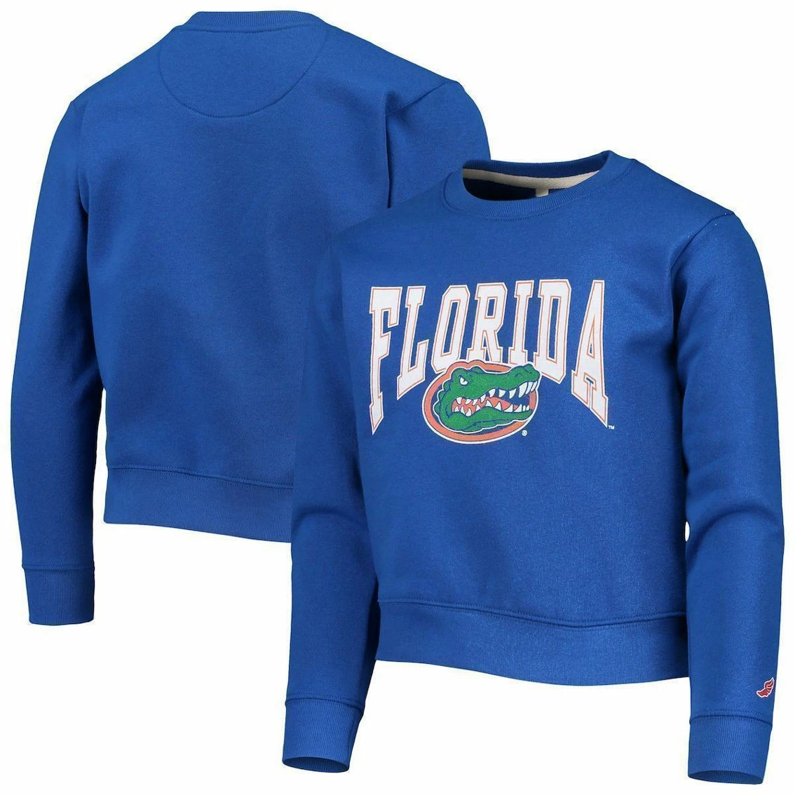 League Collegiate Wear Youth Royal Florida Gators Essential Pullover Sweatshirt - Image 2