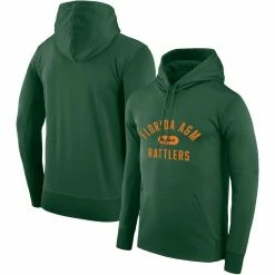 Nike X LeBron James Men's X LeBron James Green Florida A&M Rattlers Performance Pullover Hoodie