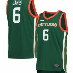 Nike X LeBron James Men's X LeBron James Green Florida A&M Rattlers Replica Basketball Jersey