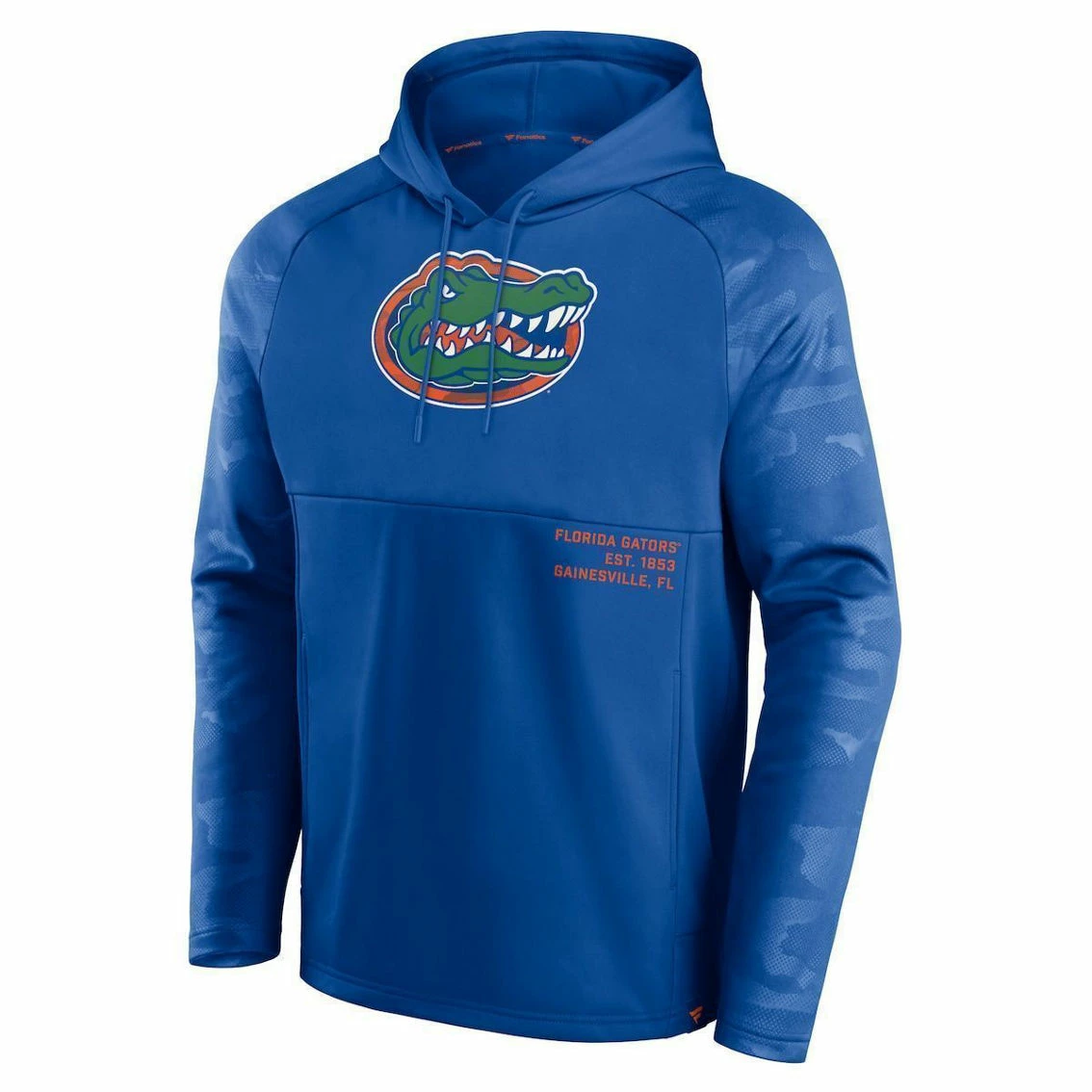 Fanatics Branded Men's Royal Florida Gators Defender Raglan Pullover Hoodie - Image 3