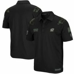 Colosseum Men's Black Central Michigan Chippewas OHT Military Appreciation Sierra Polo