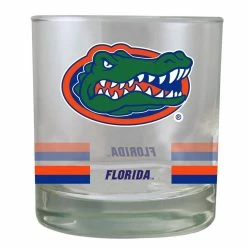 The Memory Company Florida Gators 10oz. Banded Rocks Glass