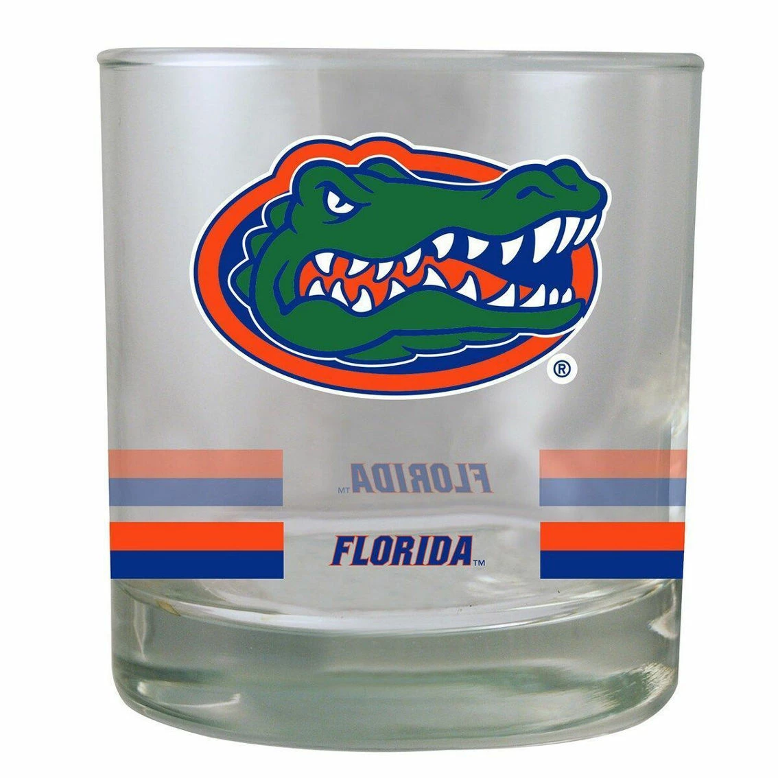 The Memory Company Florida Gators 10oz. Banded Rocks Glass