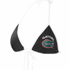 G-III 4Her By Carl Banks Women's Black Florida Gators Perfect Match Bikini Top