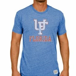 Original Retro Brand Men's Heather Royal Florida Gators Vintage Tri-Blend T-Shirt