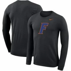 Nike Men's Black Florida Gators Baseball School Logo Legend Performance Long Sleeve T-Shirt