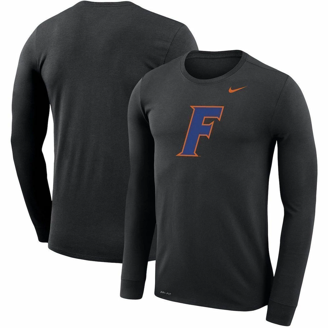 Nike Men's Black Florida Gators Baseball School Logo Legend Performance Long Sleeve T-Shirt - Image 2