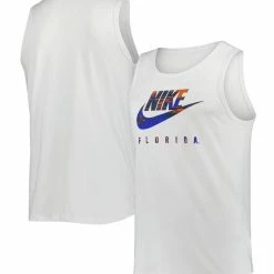 Nike Men's White Florida Gators Spring Break Futura Performance Tank Top