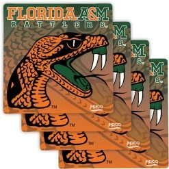 Indigo Falls Florida A&M Rattlers Four-Pack Specialty Coaster Set