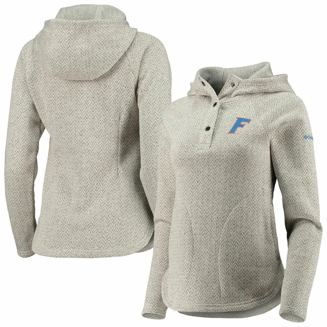 Columbia Women's Cream Florida Gators Darling Days Raglan Fleece Pullover Hoodie