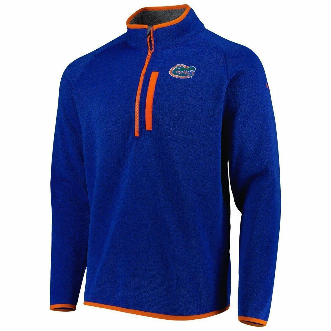 Columbia Men's Royal Florida Gators Canyon Point Omni-Shield Raglan Half-Zip Top - Image 3
