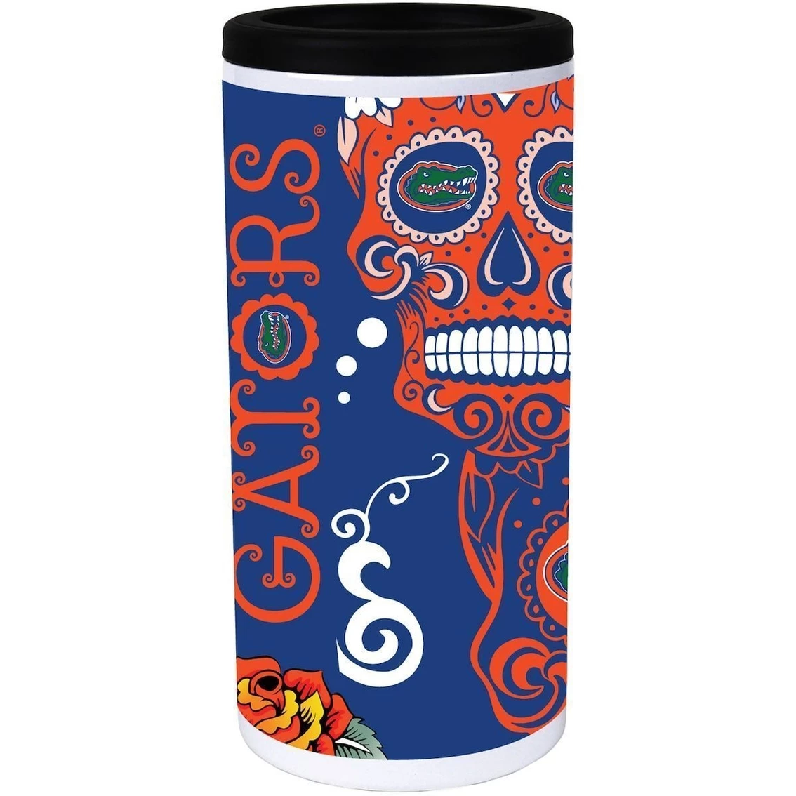 Indigo Falls Florida Gators Dia Stainless Steel 12oz. Slim Can Cooler