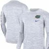 Nike Men's White Florida Gators Velocity Legend Team Performance Long Sleeve T-Shirt