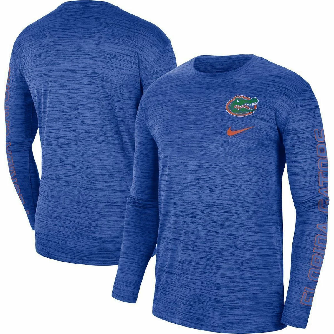 Men's Nike Royal Florida Gators Velocity Legend Team Performance Long Sleeve T-Shirt