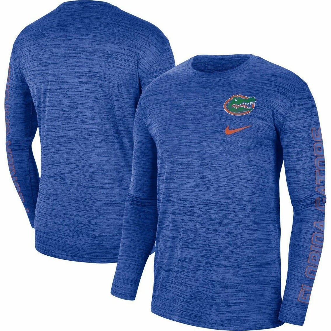 Men's Nike Royal Florida Gators Velocity Legend Team Performance Long Sleeve T-Shirt - Image 2