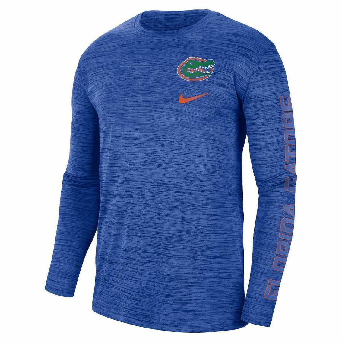 Men's Nike Royal Florida Gators Velocity Legend Team Performance Long Sleeve T-Shirt - Image 3