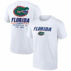 Men's Fanatics Branded White Florida Gators Game Day 2-Hit T-Shirt