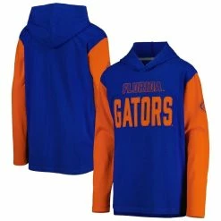 Outerstuff Youth Royal Florida Gators Heritage Hoodie Long Sleeve T-Shirt