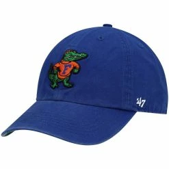 '47 Men's Royal Florida Gators Team Franchise Throwback Logo Fitted Hat