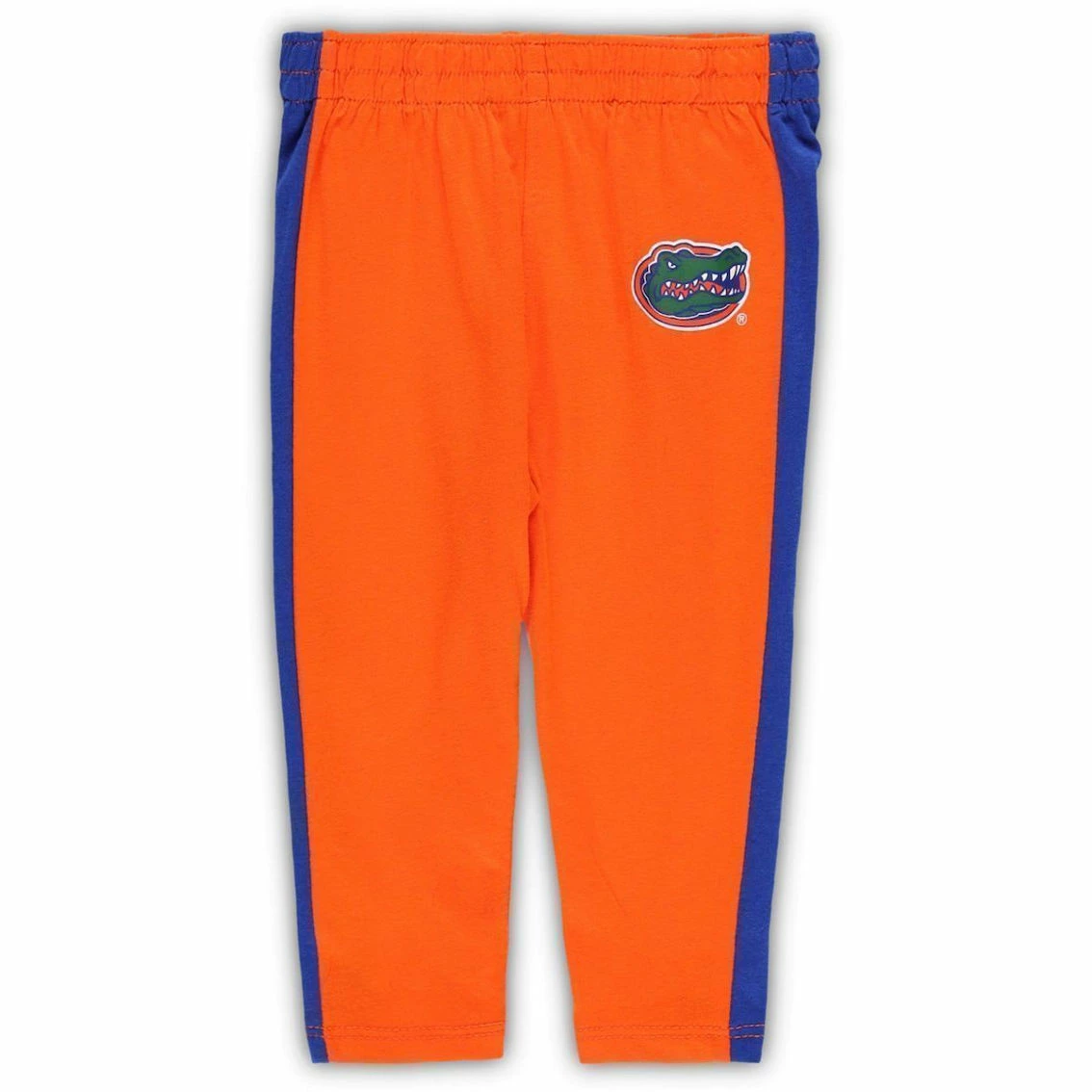 Outerstuff Infant Royal/Orange Florida Gators Little Kicker Long Sleeve Bodysuit And Sweatpants Set - Image 4