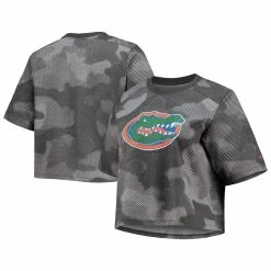 Columbia Women's Gray/Black Florida Gators Park Camo Boxy T-Shirt