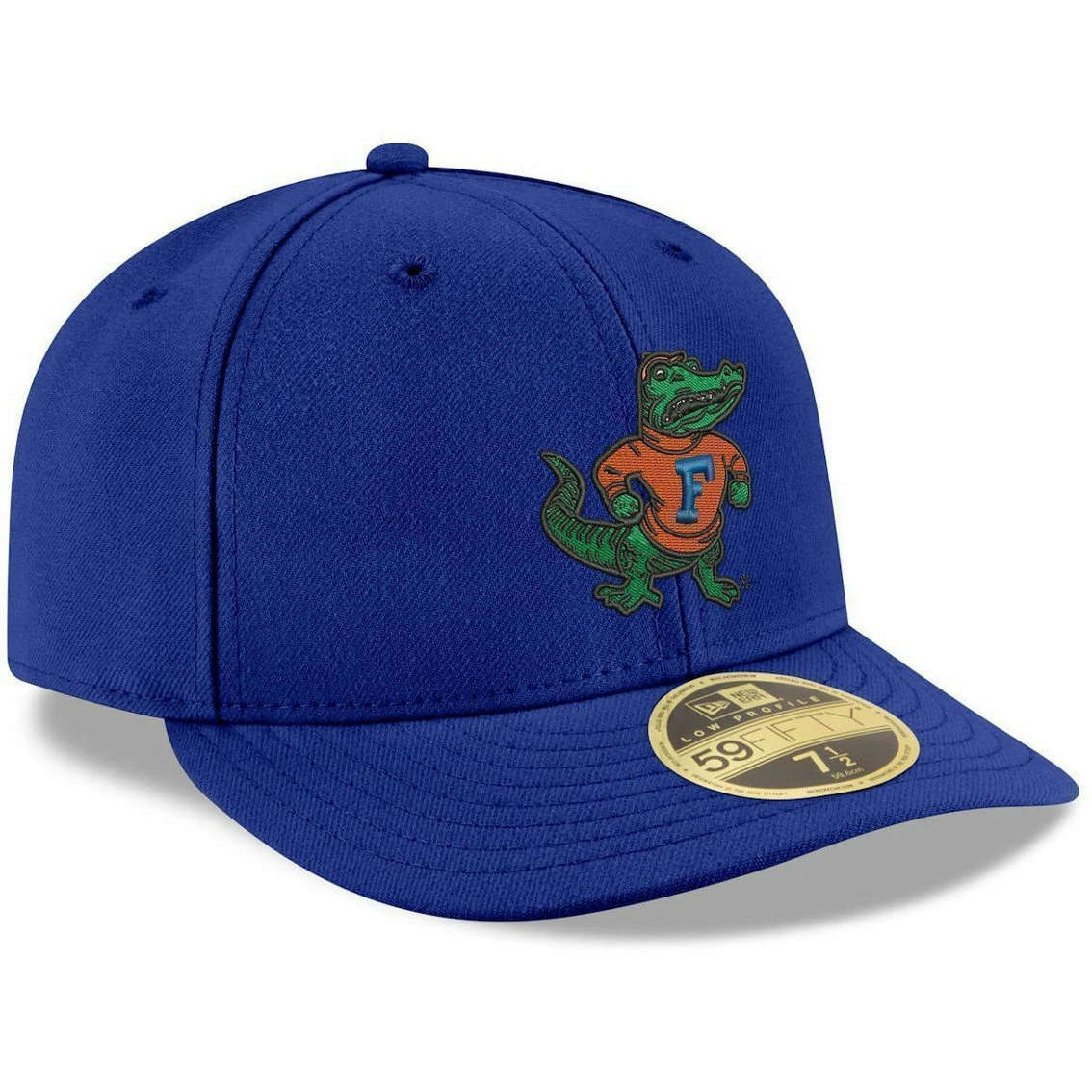 New Era Men's Royal Florida Gators Basic Low 59FIFTY Fitted Hat - Image 4