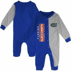 Outerstuff Infant Royal/Heather Gray Florida Gators Halftime Two-Tone Sleeper