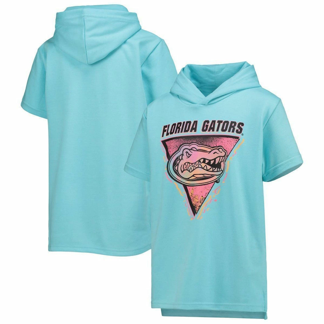 Outerstuff Youth Royal Florida Gators Game On Neon Daze Hoodie T-Shirt - Image 2