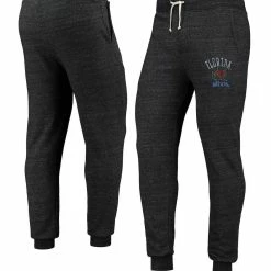 Alternative Apparel Men's Black Florida Gators Dodgeball Tri-Blend Pants