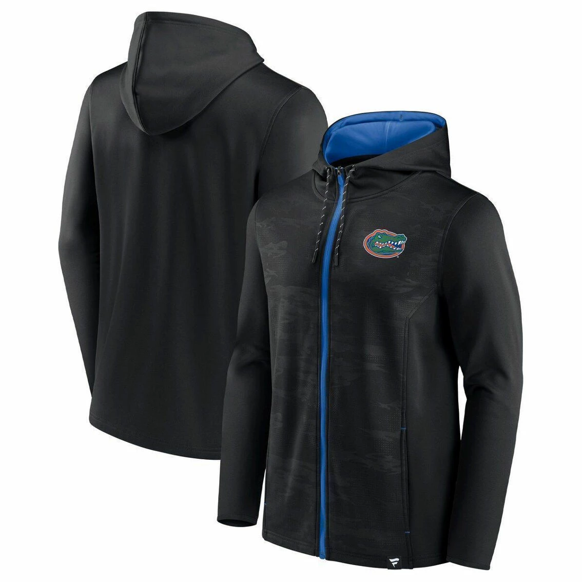 Fanatics Branded Men's Black Florida Gators Ball Carrier Full-Zip Hoodie