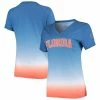 Boxercraft Women's Royal Florida Gators Ombre V-Neck T-Shirt